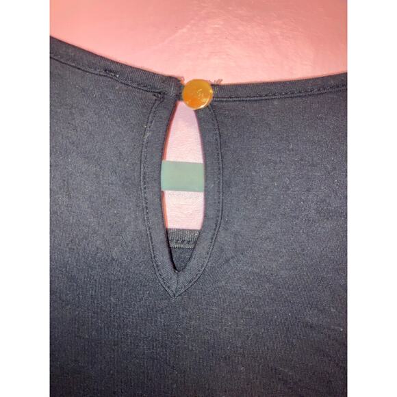 Calvin Klein Black Textured Sleeveless Blouse Windowpane Overlay Top Size 2X - Picture 5 of 6